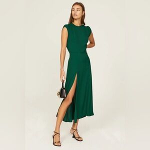 Reformation Gavin dress in green size 0